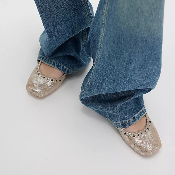 Free People Grace Gems Ballet Flat