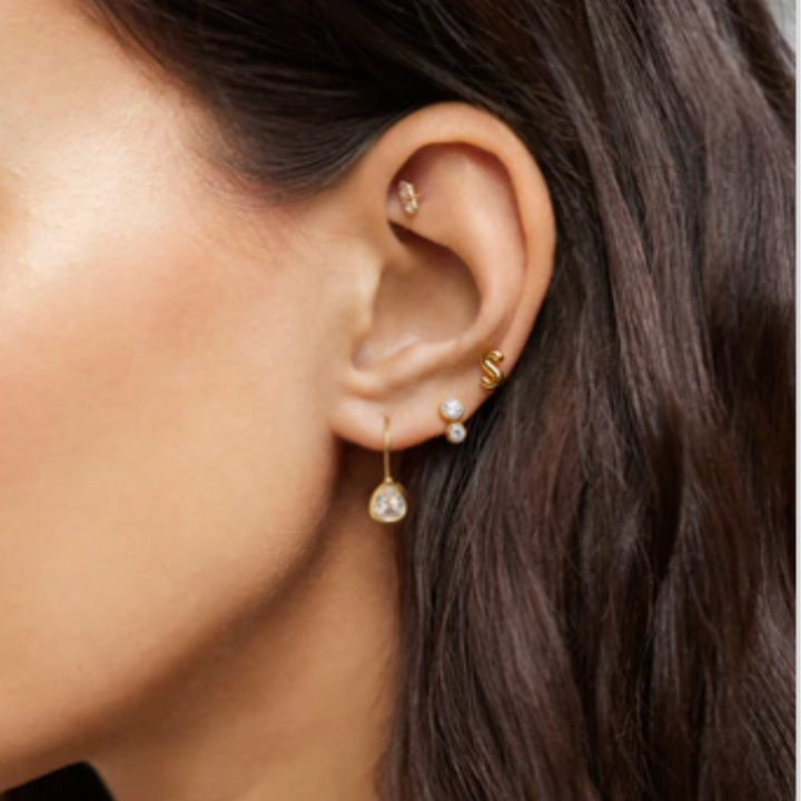 BaubleBar Drew 18K Gold Earrings