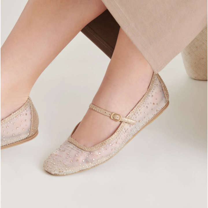 Dolce Vita Reyes Crystal Ballet Flats