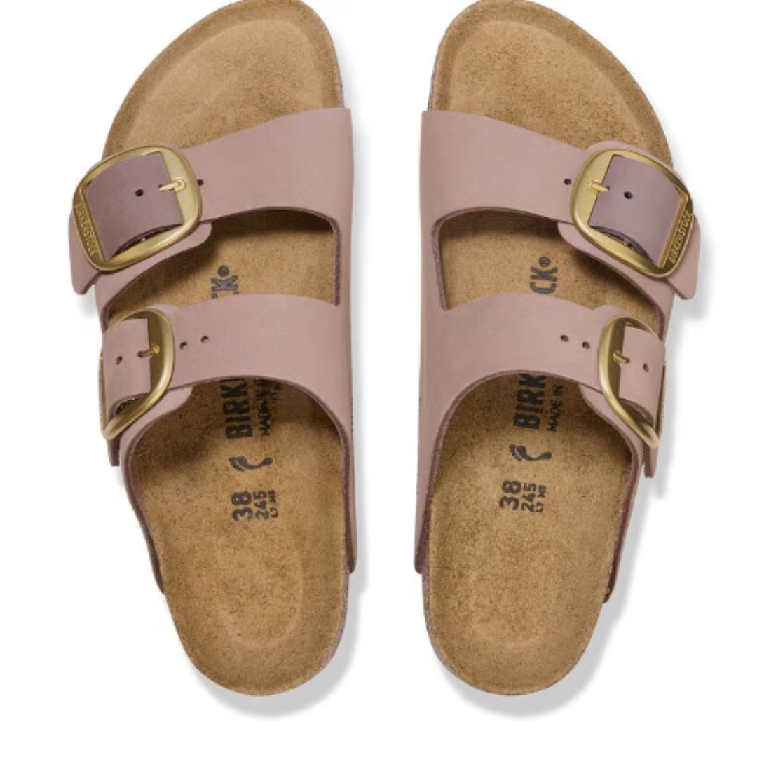 Birkenstock Arizona Big Buckle Nubuck Faded Purple