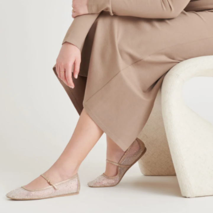 Dolce Vita Reyes Crystal Ballet Flats