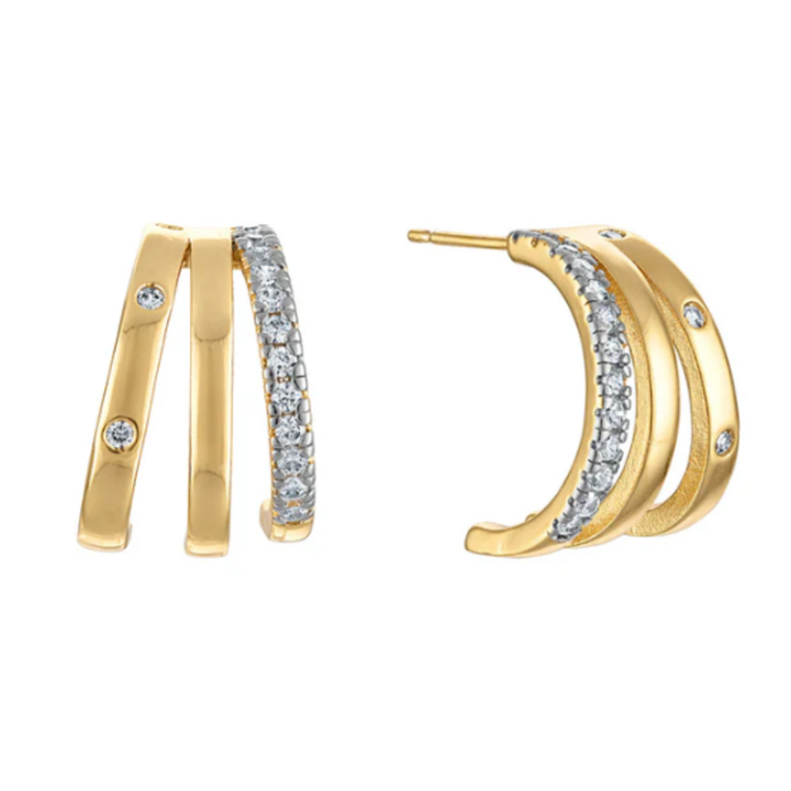 Kinsey Designs Teddy Triple Earrings