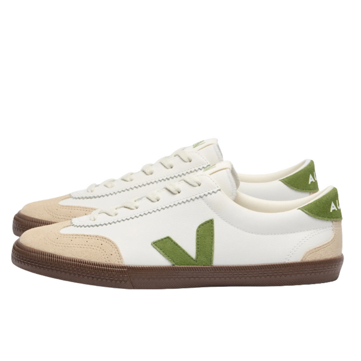 Veja Volley Leather Sneaker White Kiwi Bark