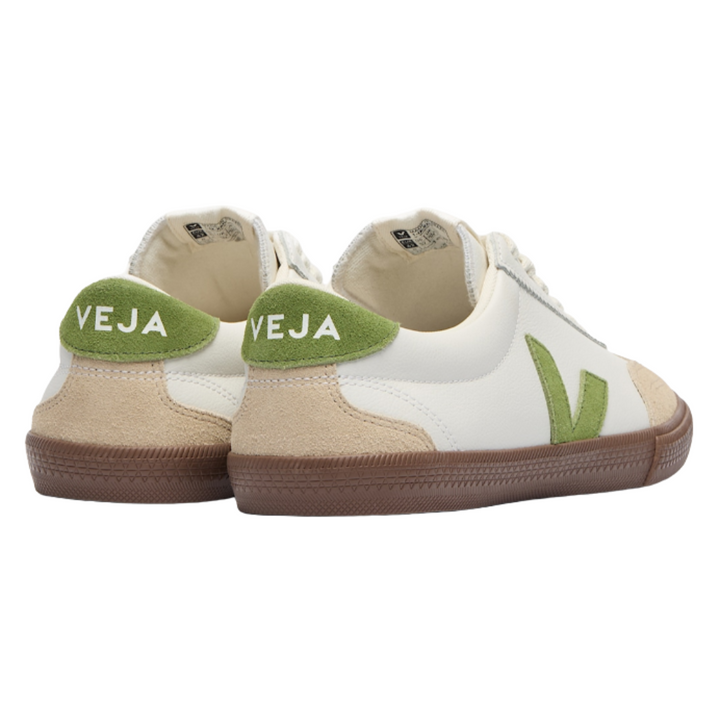 Veja Volley Leather Sneaker White Kiwi Bark