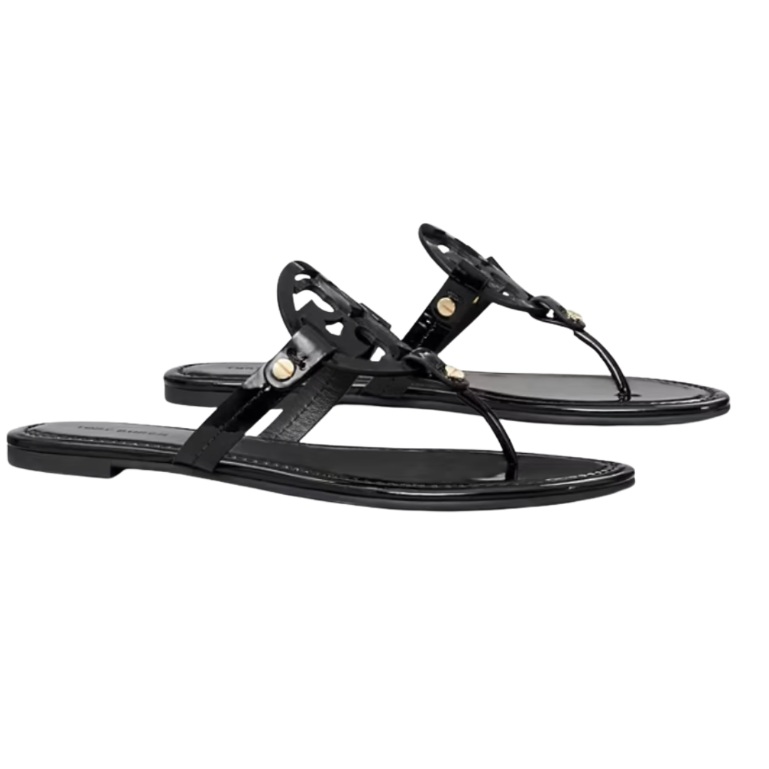 Tory Burch Miller Classic Patent Leather Sandal