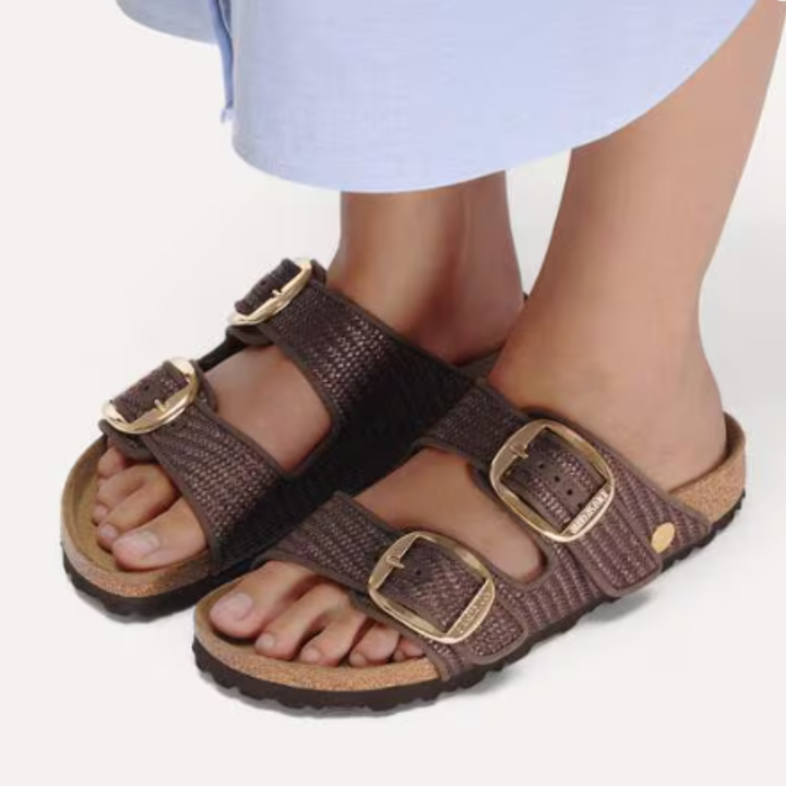 Birkenstock Arizona Big Buckle Raffia