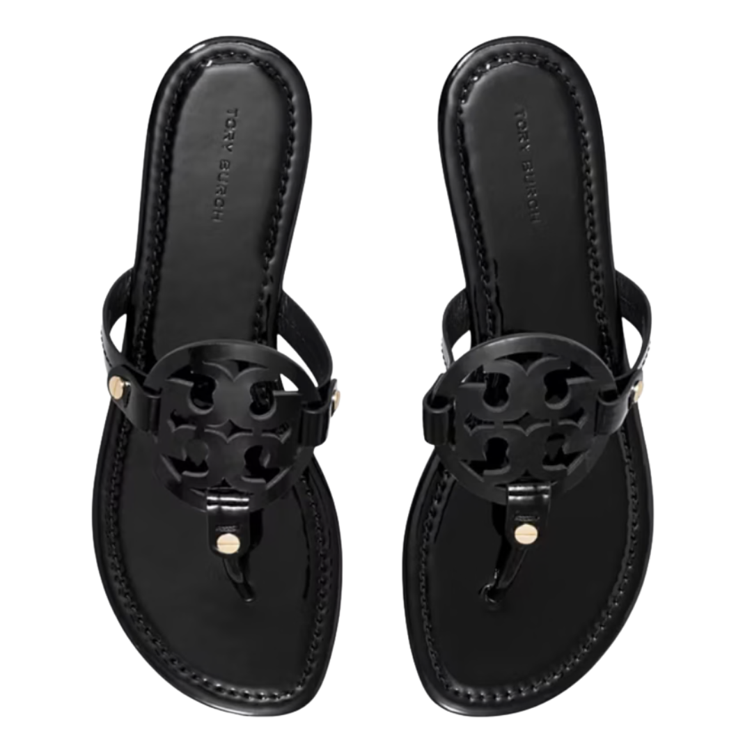 Tory Burch Miller Classic Patent Leather Sandal