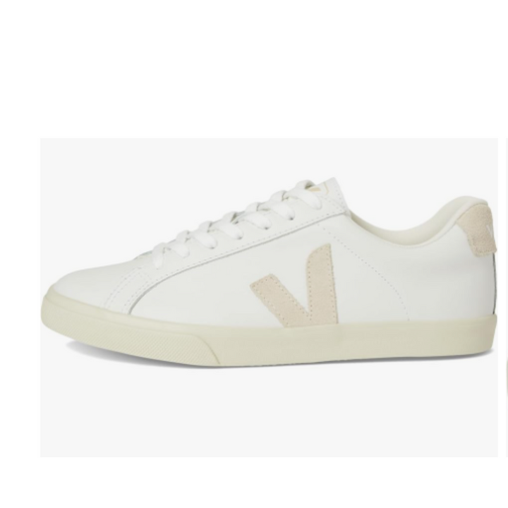 Veja Esplar Logo Leather Sneaker Extra White Sable