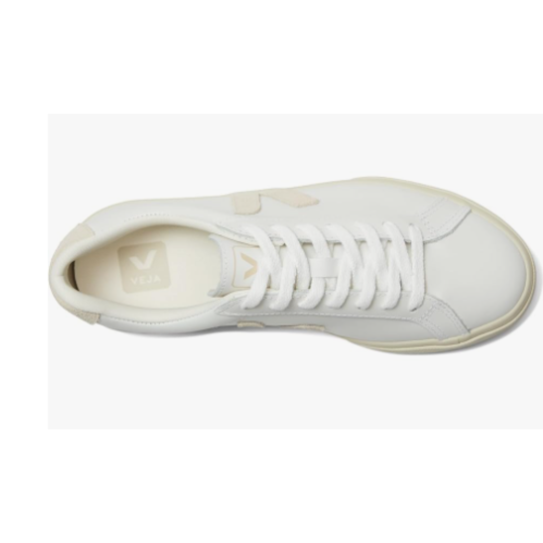 Veja Esplar Logo Leather Sneaker Extra White Sable