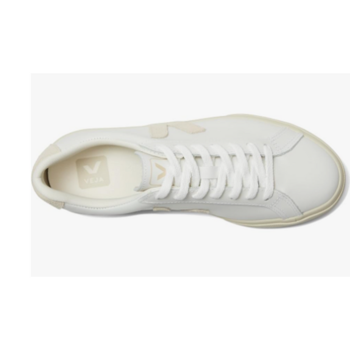 Veja Esplar Logo Leather Sneaker Extra White Sable