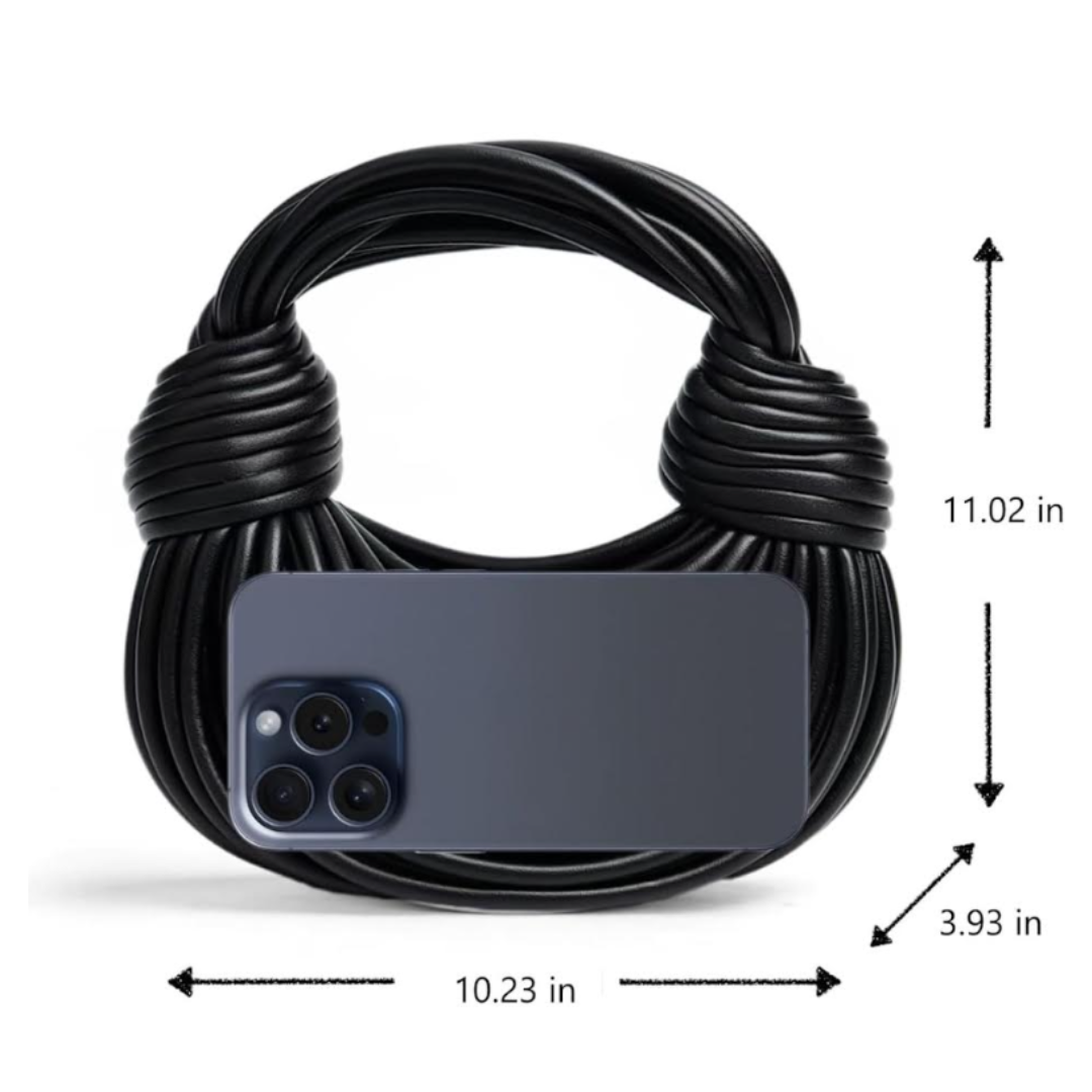 Ace Fashion Faux Leather Rope Messenger