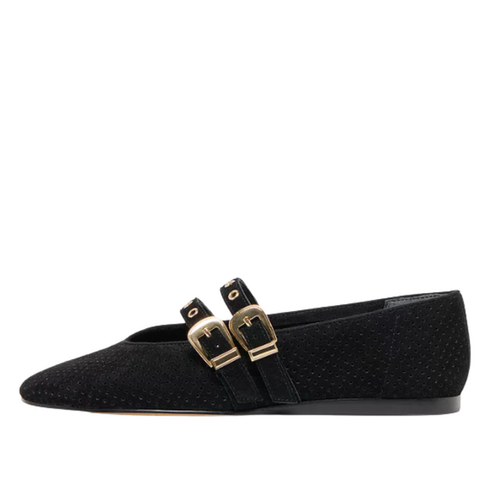 Dolce Vita Baylee Grommet Perforated Suede Flats