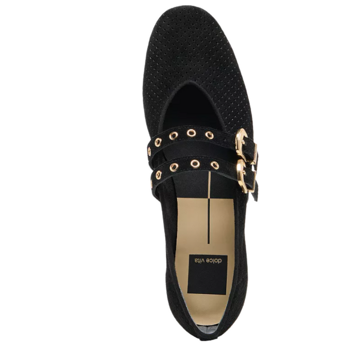Dolce Vita Baylee Grommet Perforated Suede Flats