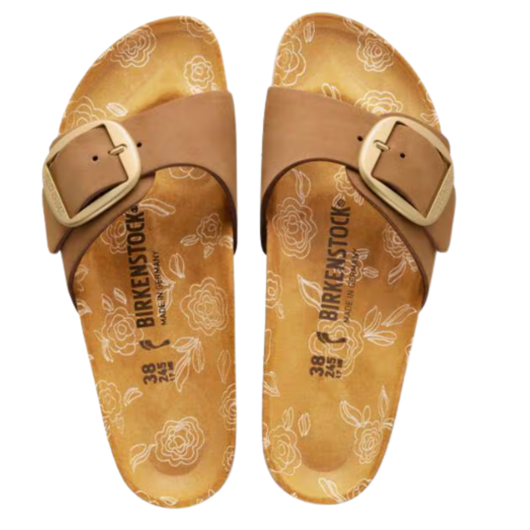 Birkenstock Madrid Big Buckle Print Mink