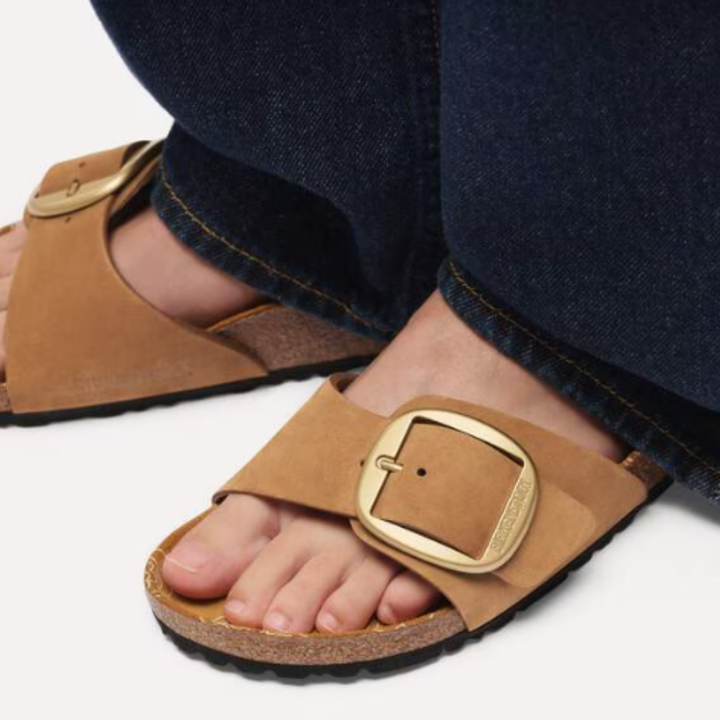 Birkenstock Madrid Big Buckle Print Mink