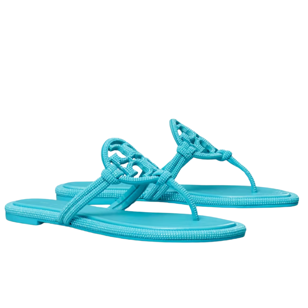 Tory Burch Miller Knotted Pavé Sandal