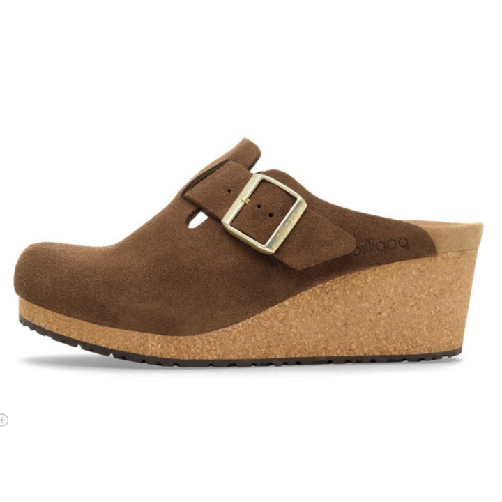 Birkenstock Fanny Wedge Clog Suede