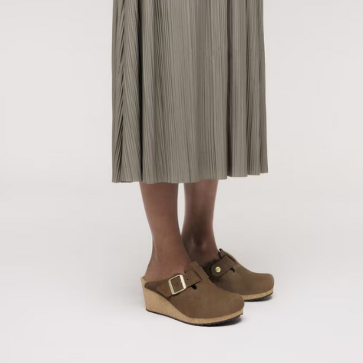Birkenstock Fanny Wedge Clog Suede