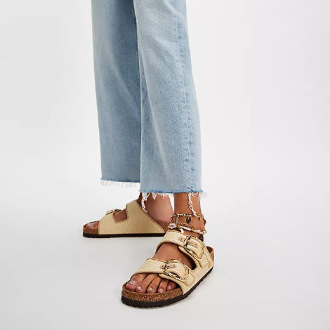 Birkenstock Arizona Big Buckle Raffia