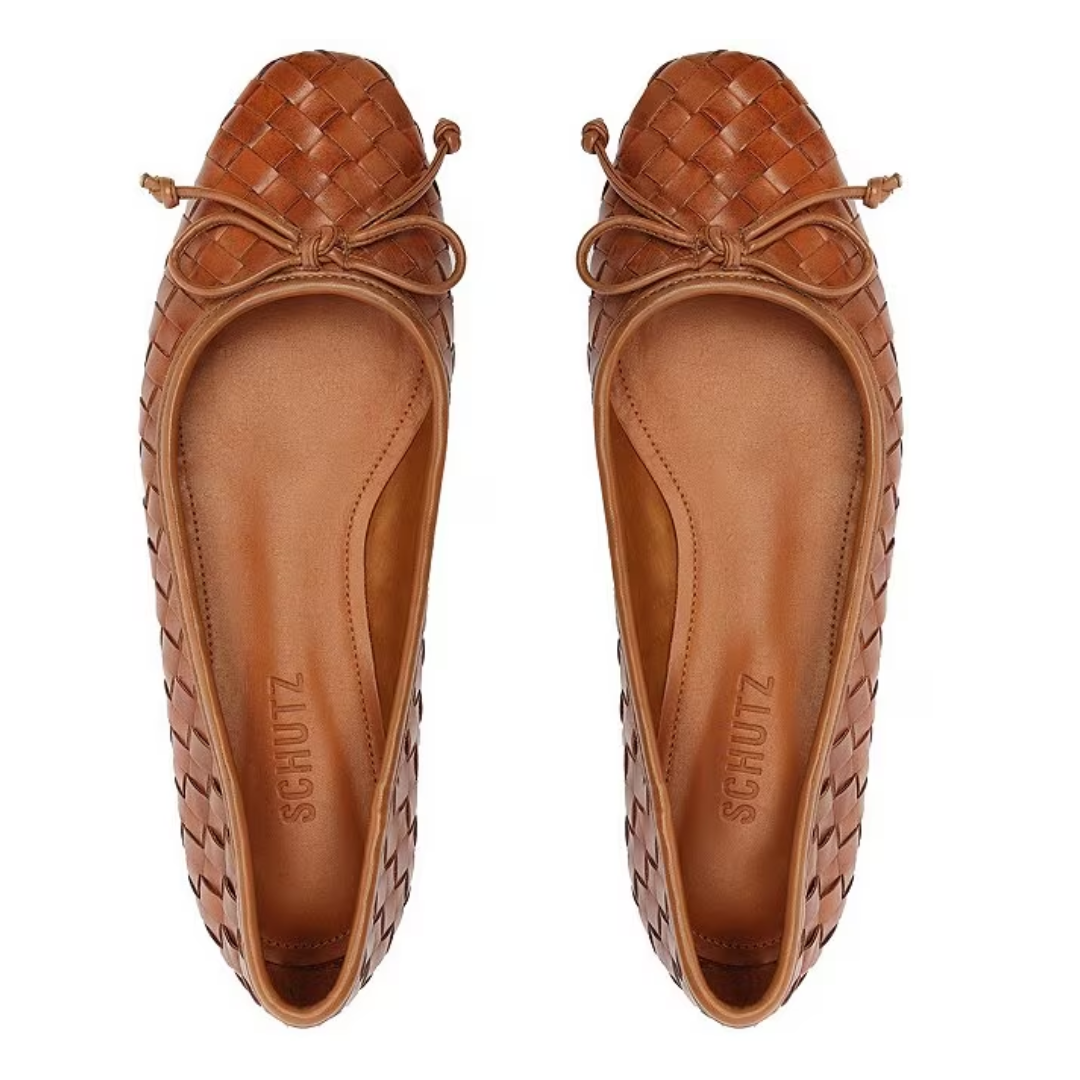 Schutz Arissa Woven Ballet Flat