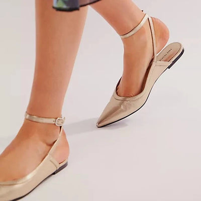 Free People Jules Point Wrap Flats