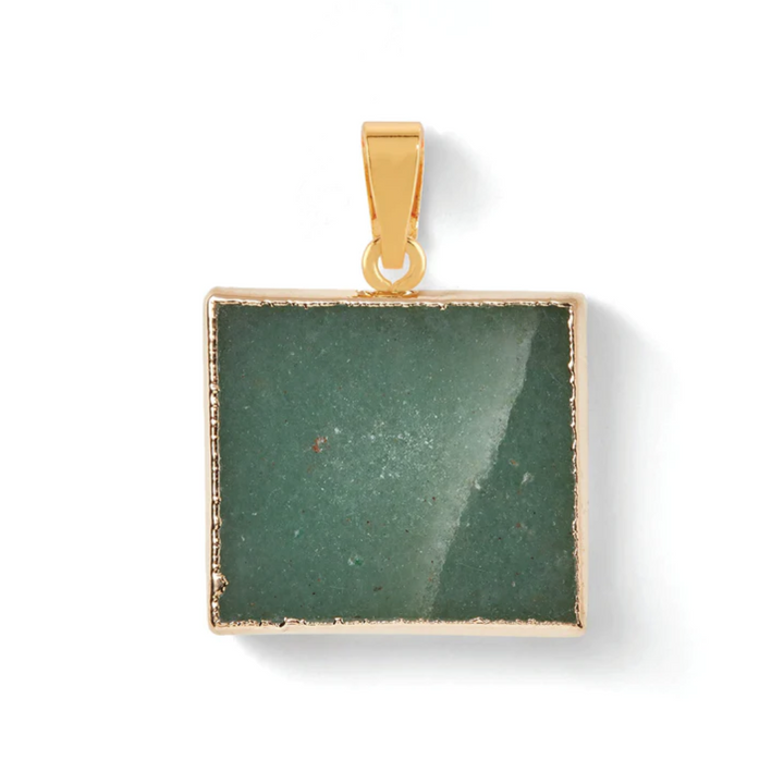 Crystal Haze Green Quartz Classic Pendant Charm