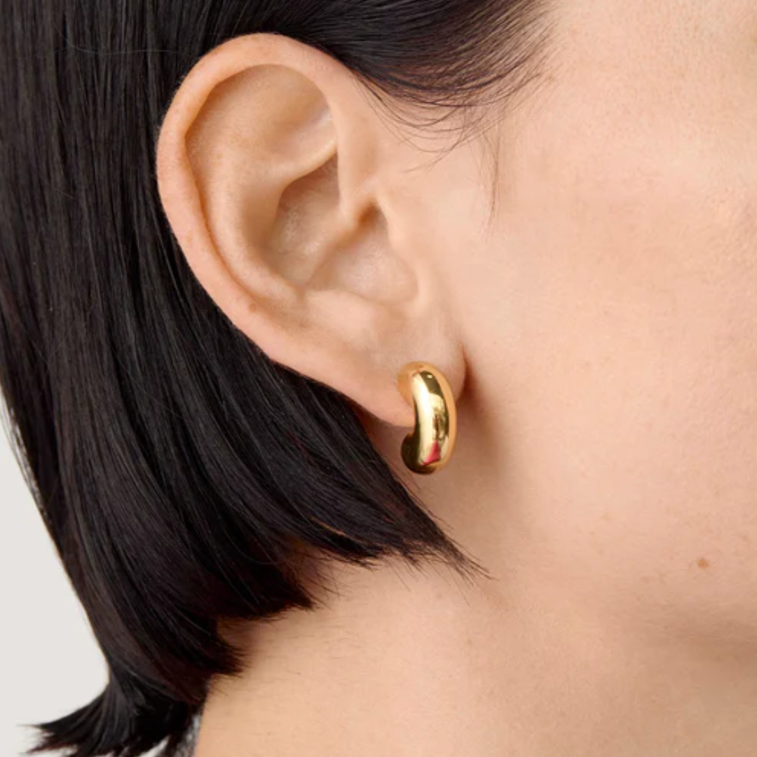 Jenny Bird Tome Hoops Small Gold