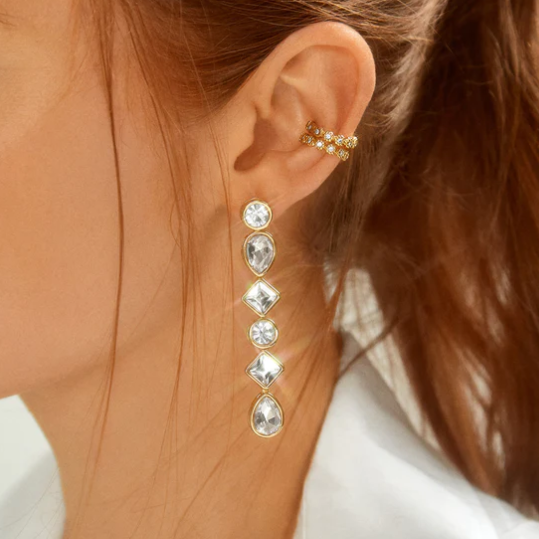 Baublebar Kayden Earrings Gold/Clear
