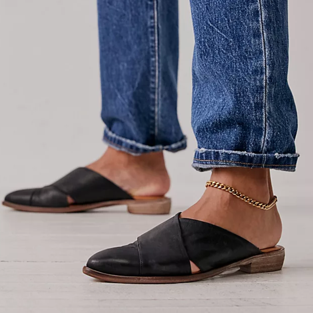 Free People Lordes Mule Black 36