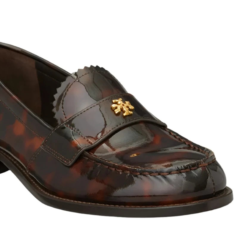 Tory Burch Classic Loafer Tortoise Patent