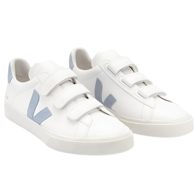 Veja Recife Leather White Steel Sneaker