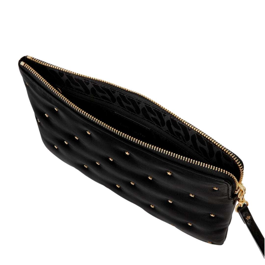 Rebecca Minkoff Star Studded Wristlet Black