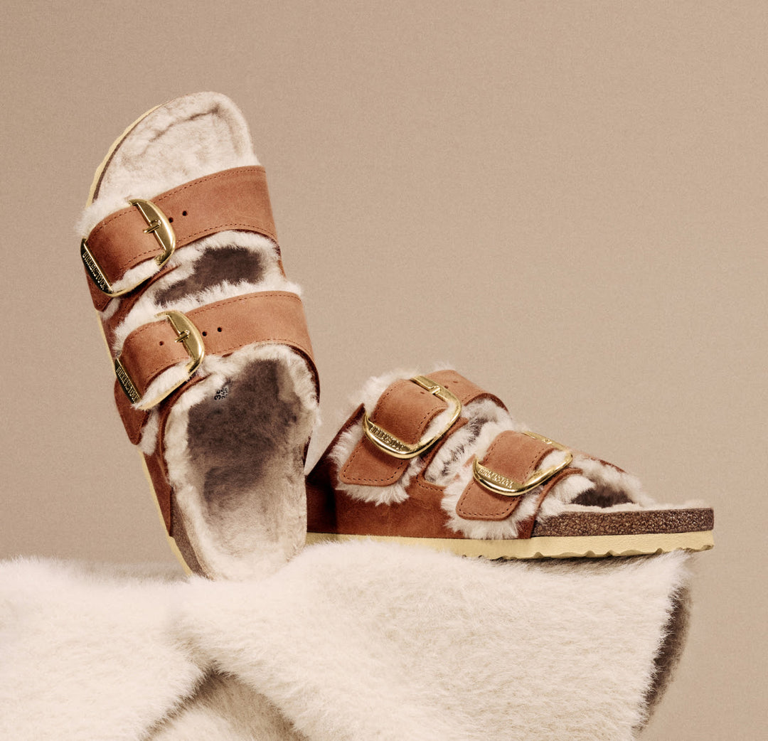 Birkenstock Big Buckle Arizona Shearling