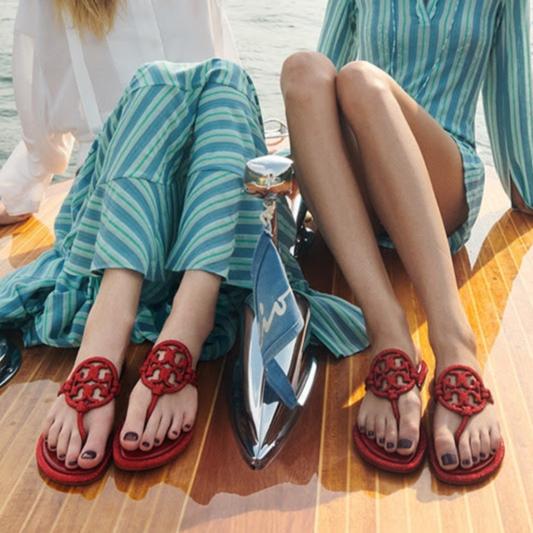 Tory Burch Miller Knotted Pavé Sandal – Baehr Feet Shoe Boutique Tory Burch Miller Knotted Pavé Sandal – Baehr Feet Shoe Boutique