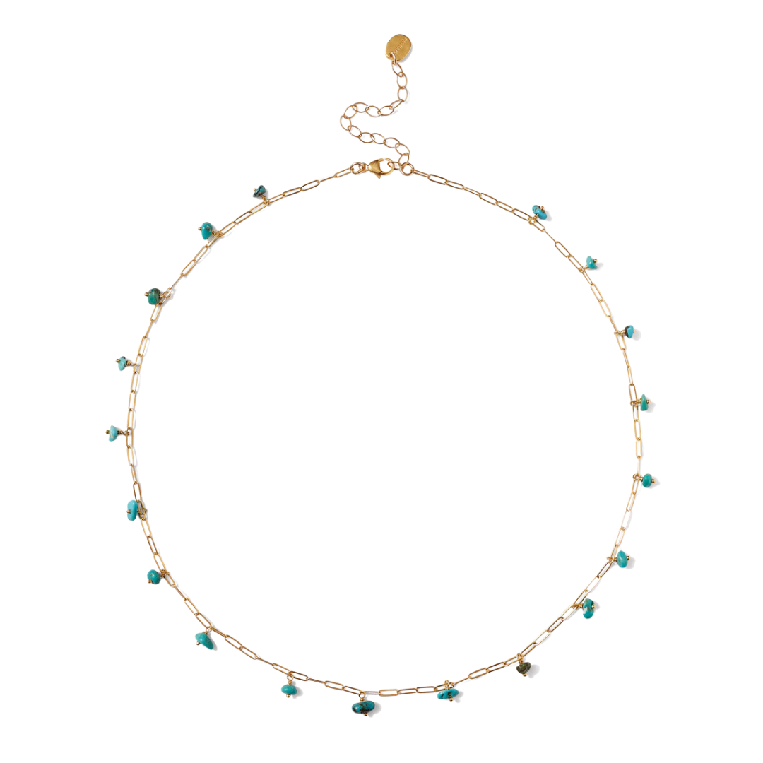Chan Luu Turquoise Bead Necklace