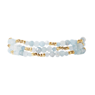 Chan Luu Wrap Bracelet Aquamarine