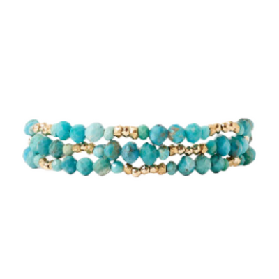 Chan Luu Granada Wrap Bracelet Turquoise