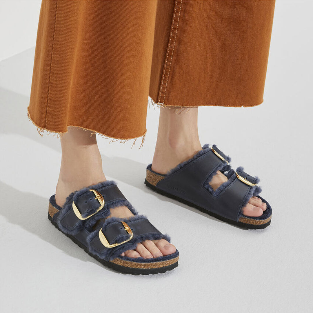 Birkenstock Arizona Big Buckle Shearling Midnight