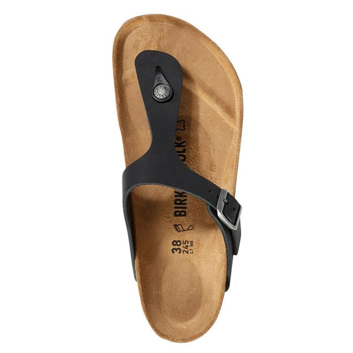 Birkenstock Gizeh Black Oiled Leather