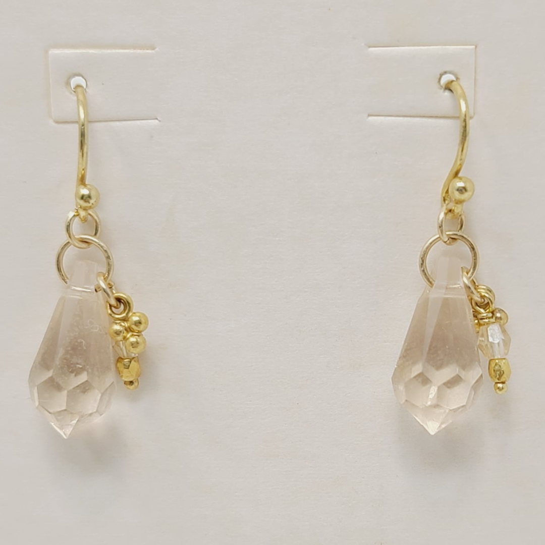 Chan Luu Light Silk Crystal Drop Earrings