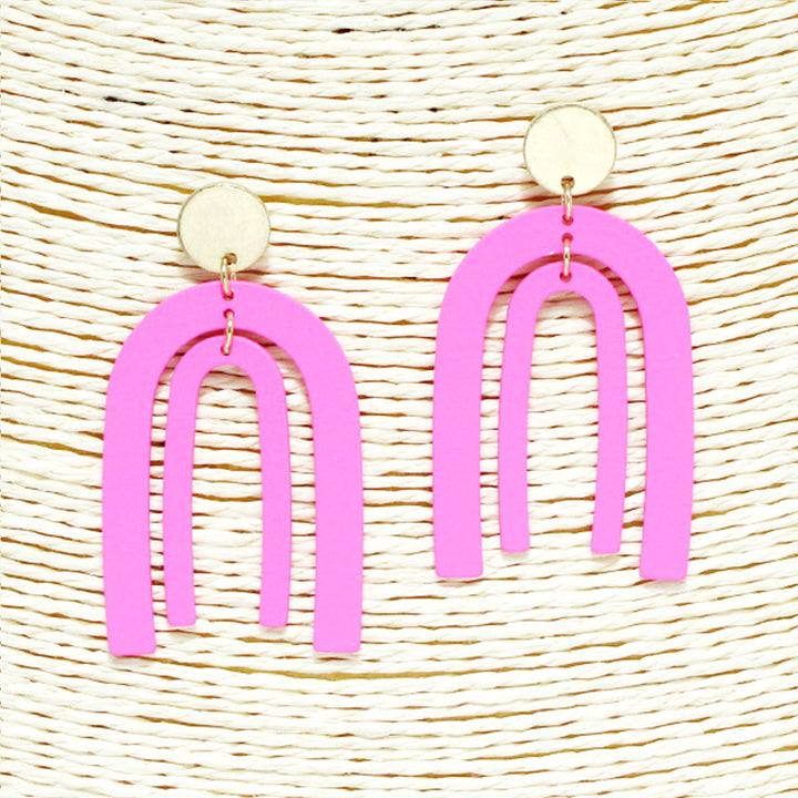 Good Feelings Double Arch Earrings