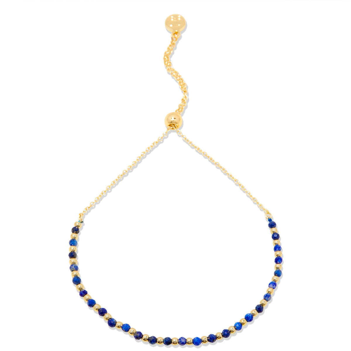 Gorjana Power Gemstone Brooks Bracelet for Wisdom Gold / Lapis