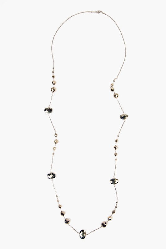 Chan Luu Pyrite Beaded Layering Necklace