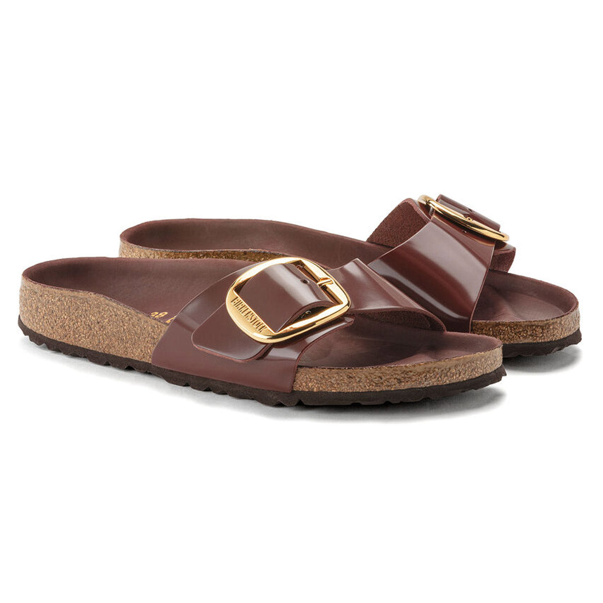 美品BIRKENSTOCK Madrid Big Buckle ブラウン BIRKENSTOCK ビルケンシュトック サンダル マドリッド ビッグ