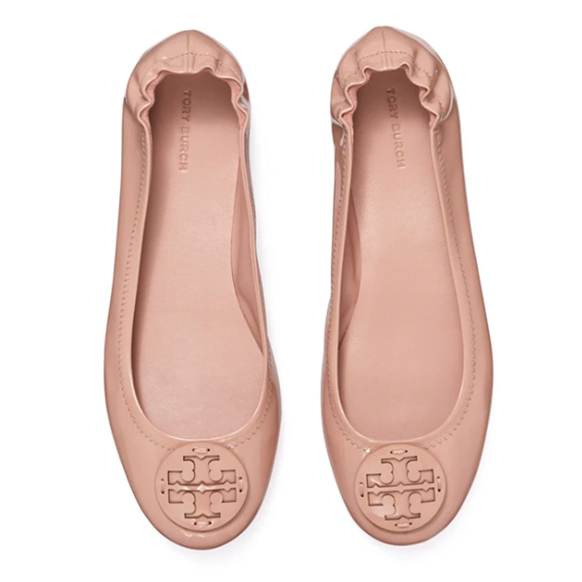 Tory 2024 Burch Minnie Travel Ballet Flat in Bourbon Miele