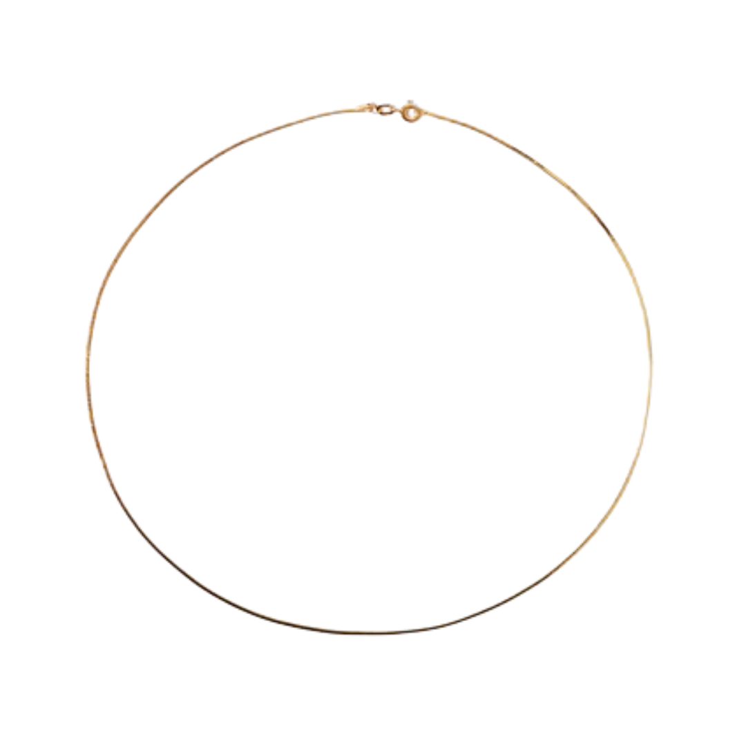 Chan Luu Fine - 14k Petite Herringbone Necklace