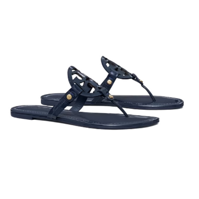Tory Burch Miller Classic Patent Leather Sandal Navy